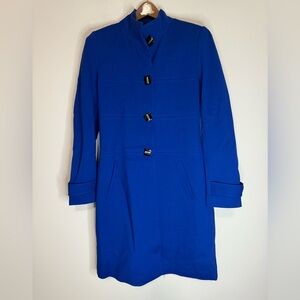 Kristen Blake Stufdio Collection Elegant Long Blue Women's Coat size XS